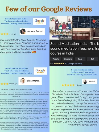 A collection of my 5-star Google reviews. I am humbled by the feedback and invite you to join our upcoming June certification course to begin your own transformative journey.