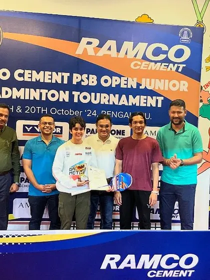 Anwesha Saklani recognized for her win at the Ramco Cement tournament. Her consistent performance is inspiring.