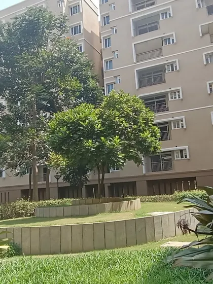 Another view of the Brigade Orchids apartment buildings and their surroundings. A holistic Vastu analysis always includes the relationship between the building and its immediate environment.