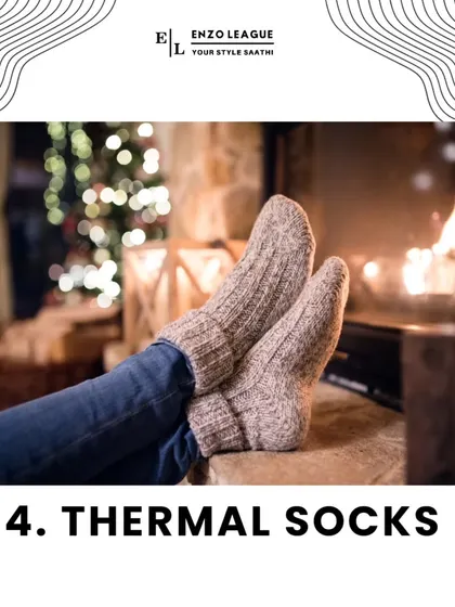 Don't underestimate the power of thermal socks. They are crucial for keeping your feet warm and comfortable inside your winter boots, especially on the coldest days.