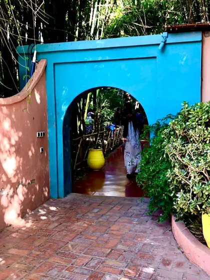 The Jardin Majorelle in Morocco is a place full of history, color, and life. The bold color blocking of Majorelle Blue against terracotta and vibrant yellow is an unforgettable experience and a huge inspiration for using color fearlessly.