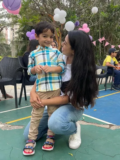 It was a pleasure to meet Sunidhi Chauhan's adorable son, Tegh, while hosting a birthday party. Kids make me the happiest, and I love creating a fun and safe environment for them to celebrate.