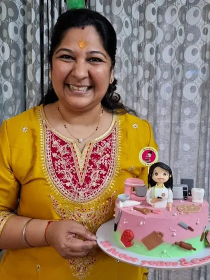 This cake is special. It was a surprise from my team for our 10th business anniversary. It's a reminder that I am loved, blessed, and celebrated.