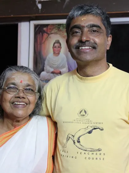 A cherished photo celebrating Guru Purnima, honoring the teachers who have illuminated our path. This reflects our deep respect for the Sivananda lineage and the wisdom it carries.