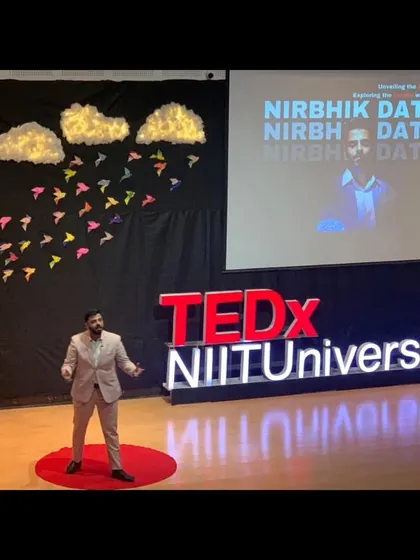 Speaking at TEDx NIIT University about the power of the subconscious mind.