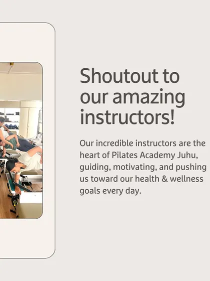 Our instructors are the heart of Pilates Academy Juhu. They are dedicated to guiding, motivating, and pushing us toward our health and wellness goals every single day.
