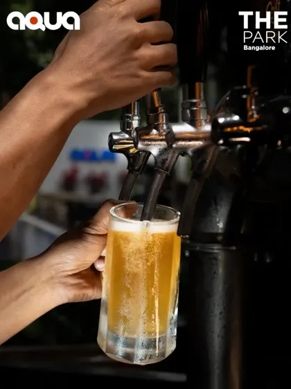 A perfect pour from the tap at Taproom by Aqua. We take pride in serving fresh, cold, and delicious craft beer every time.