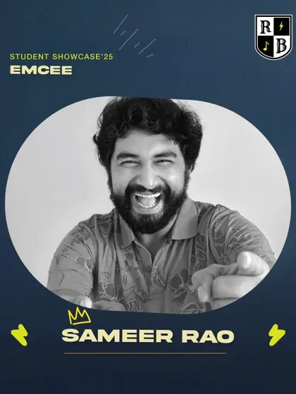 And steering the evening as our emcee, the one and only Sameer Rao. His energy will make the showcase an unforgettable night.