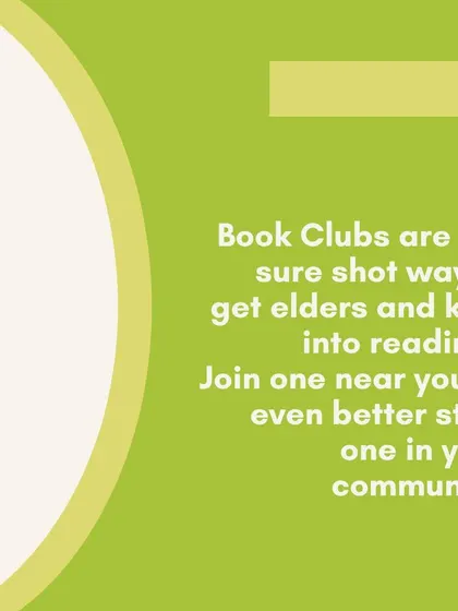 Book clubs are a sure-shot way to get both kids and adults into reading. Join one near you or, even better, start one in your own community!