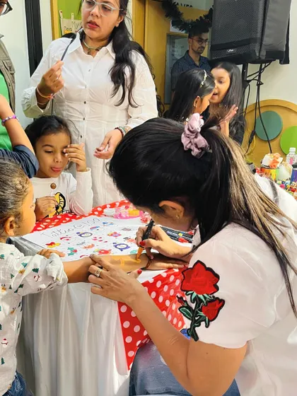 A glimpse into our festive celebrations, including Independence Day, Janmashtami, Ganesh Chaturthi, Diwali, and Christmas. Children participate in flag hoisting, dress in traditional attire, create festive crafts, and learn the significance of each occasion, fostering a deep appreciation for our diverse culture.