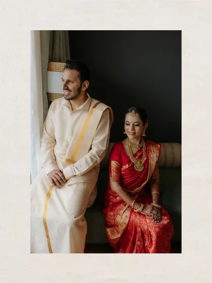 A quiet moment shared by the couple, looking out a window. I use natural light to create a soft, documentary feel.