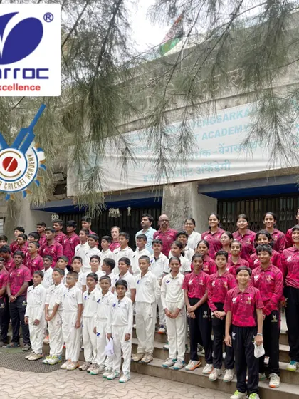 A group photograph of our young male and female cricketers on Independence Day, united in their love for the country and the sport.