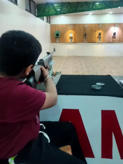 It's great to see young shooters getting started. We welcome children from the age of 8 and provide a safe, supervised environment for them to learn the basics of this Olympic sport.