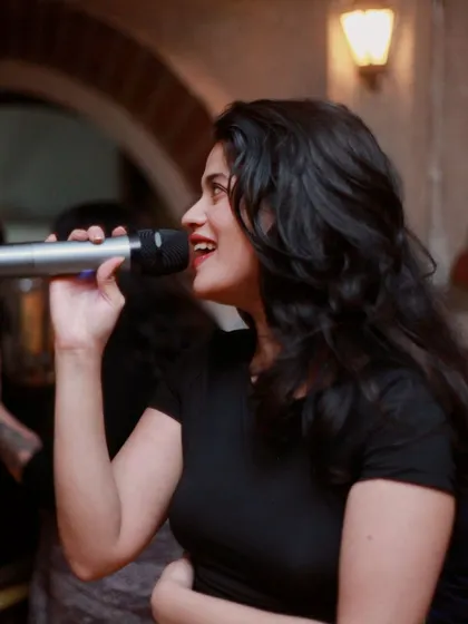 A shot from another fun Sunday hosting karaoke at Watson's. I love interacting with the crowd and hearing all the amazing local talent that shows up.