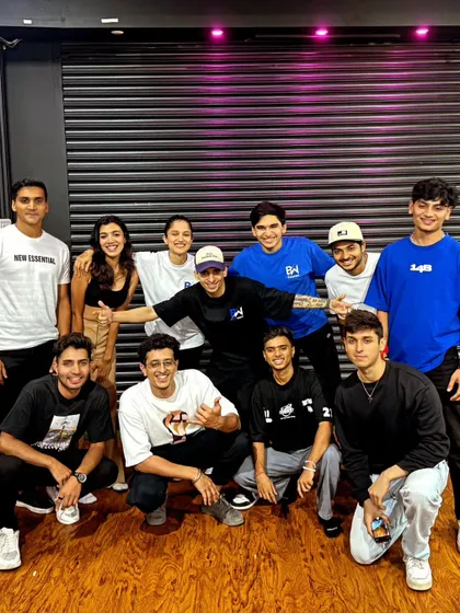 It's all about the people. This is our crew after an intense and amazing workshop with Himanshu Dulani. The smiles and energy say it all. We build bonds and create a real dance family here.