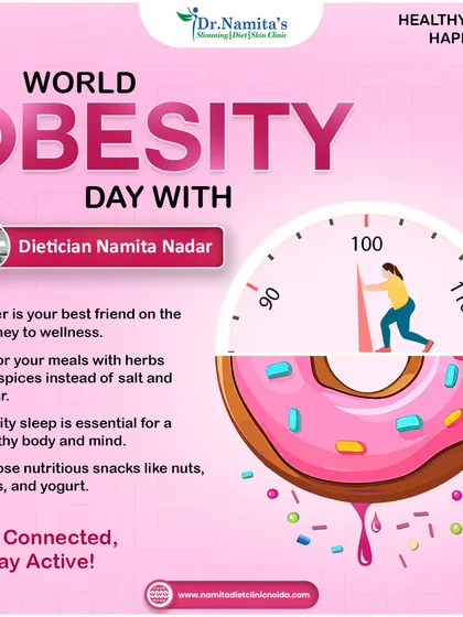 On World Obesity Day, I share simple tips for a healthier life. Water is your best friend, quality sleep is essential, and choosing nutritious snacks like nuts and fruits over processed options makes a huge difference.