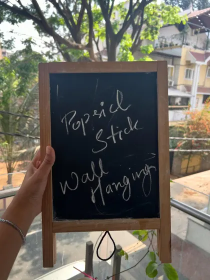 Popsicle stick wall hangings are a classic craft for a reason. They are versatile, fun to paint, and result in a beautiful piece of decor for the kids' rooms.