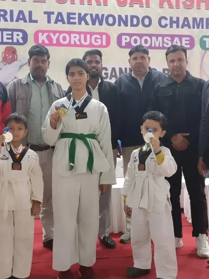 Our team celebrating their wins at the Jai Kishan memorial championship. We brought home multiple gold, silver, and bronze medals.