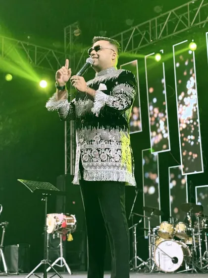 On stage, this jacket truly shines under the lights. The intricate details and fringe make it a standout piece in my wardrobe.