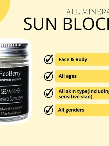 My formulation philosophy is simple: no compromises. This graphic shows my strict list of what I will never use, like sulfates and parabens, and what I will always use, like 100% natural, organic, and Ecocert-approved ingredients. This applies to every product I make, including this all-mineral sunblock suitable for sensitive skin.