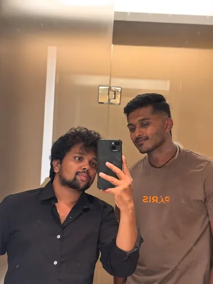Another session with Sai Sudharsan, keeping his look consistent and sharp.