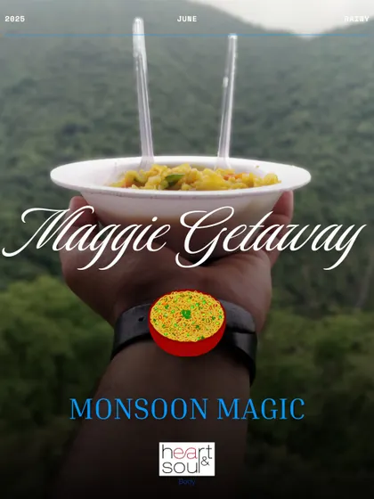 For many of us, a steaming bowl of Maggi on a hillside is pure nostalgia. A spontaneous Maggi getaway drive is a simple, comforting, and uniquely Indian monsoon date.