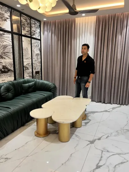 A final shot of this elegant living room, ready for the homeowners to enjoy.