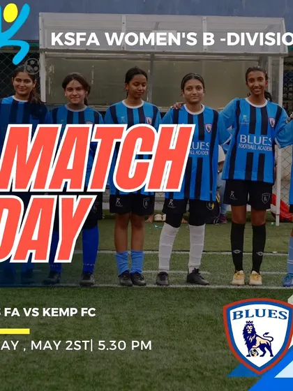 Match day announcement for our women's team. We create professional graphics to promote every game and build excitement within the community.