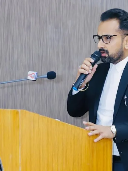 Speaking to the gathering about the ideals and contributions of Bharat Ratna Dr. B. R. Ambedkar.