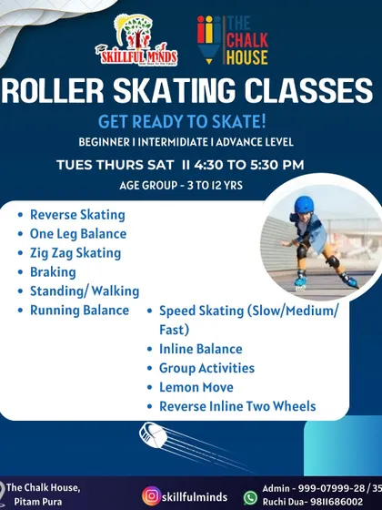 Our roller skating classes cater to all levels, from beginner to advanced. We teach everything from basic balance and braking to speed skating and lemon moves.