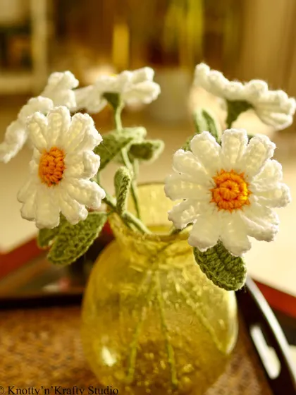 Spring is a celebration of flowers, and these handmade daisies are my tribute to the season. They bring a fresh, clean look to any space.