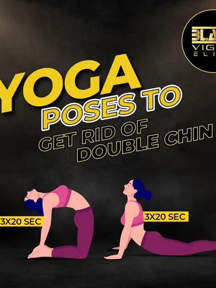 Looking to tone your face and neck? These yoga poses can help reduce the appearance of a double chin by stretching and strengthening the surrounding muscles.