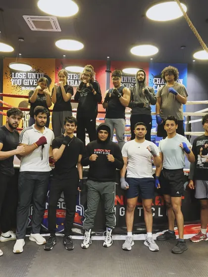 The faces of determination. This is our squad from the Noida Sector 50 dojo. A team of fighters ready to take on any challenge.