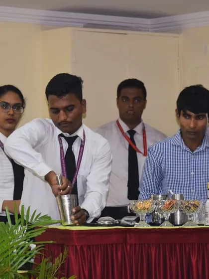 Students at our SRM IHM workshop learning to mix drinks. These events are a great way for us to share our passion and give aspiring bartenders a hands-on introduction to the craft.