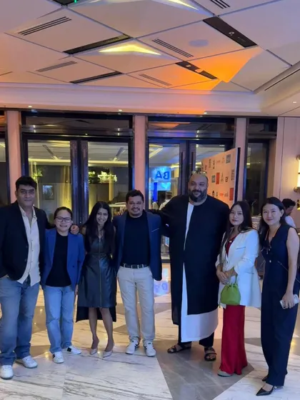 The Naga Belly team posing with our award. This moment represents a huge milestone for us, from a small home kitchen to being recognized as one of the best.