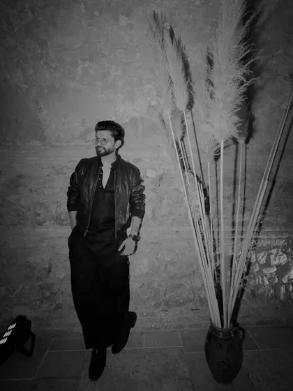 A black and white version of my all-black Indo-western look. The mood is just as important as the outfit.