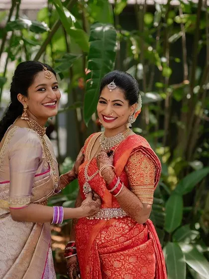 A bride surrounded by her bridesmaids, a beautiful moment of friendship and support. We capture the special bond between the bride and her closest friends.