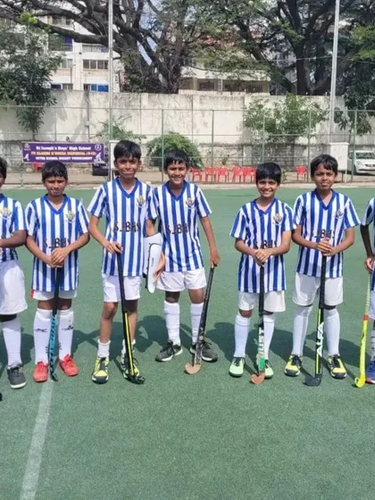 Our future stars, the SJBHS U-12 A team, lining up before a match. We are proud to see our teams enter the final day of tournaments with confidence and skill.