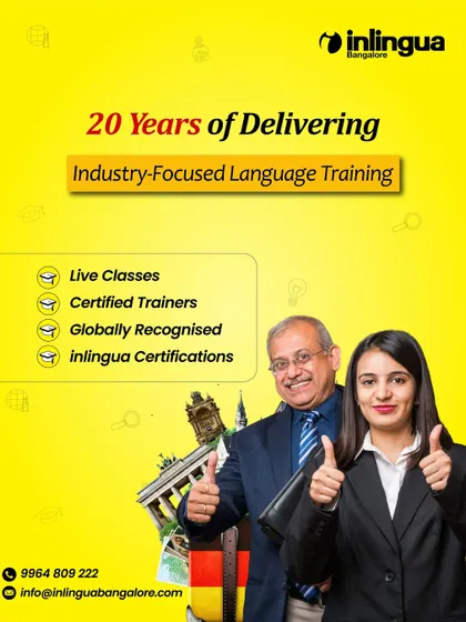 Celebrating 20 years of delivering industry-focused language training. We partner with organizations to provide customized programs that drive success and enhance workplace efficiency.