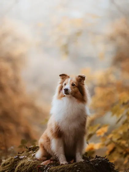 This majestic portrait captures the magical feeling of an autumn day in Luxembourg. I love finding these perfect, quiet moments where a pet's personality truly shines against a beautiful backdrop.