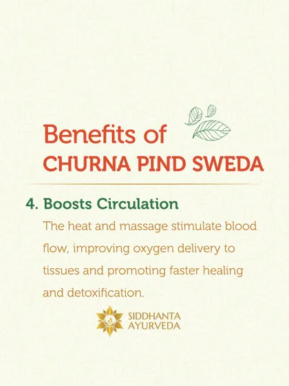 The combination of heat and massage in this therapy boosts blood circulation. This improves the delivery of oxygen to tissues, promoting faster healing and aiding the body's natural detoxification process.