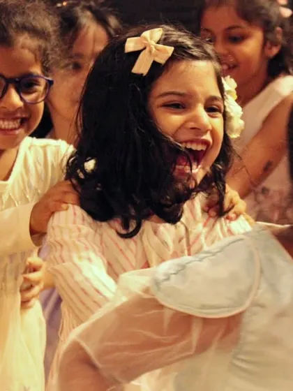 Pure, unadulterated joy. The laughter of our students during our holiday celebrations is the best sound in the studio.
