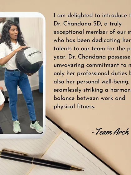 Introducing Dr. Chandana SD, an exceptional member of our staff for the past year.