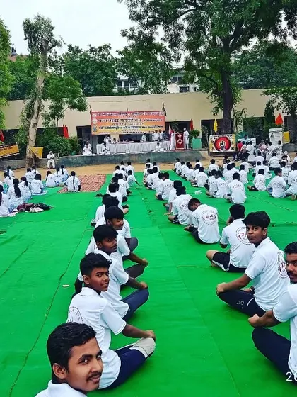 Another view of our Yoga Day celebration. It's great to see so many young players embracing yoga as part of their fitness journey.