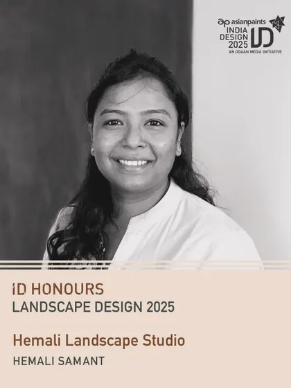 It was a privilege to receive the ID Honours for Landscape Design for the second time. I am grateful to the jury for recognizing my work and to my team and collaborators for their constant support.