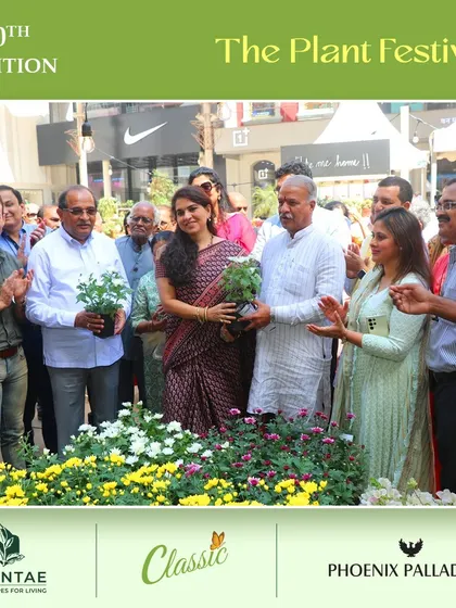 A group photo with our supporters and the I Love Mumbai committee, who have been instrumental in the success of The Plant Festival.