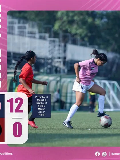 A 12-0 scoreline at 50 minutes before the game was abandoned. A thrilling first half.