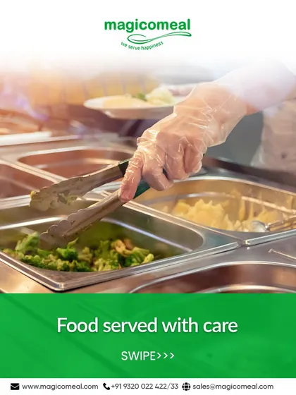 Every meal we serve is handled with care. Our staff uses protective gloves and follows strict protocols to ensure the food is safe and hygienic from the buffet line to your plate.