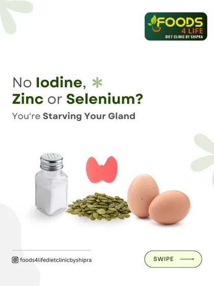 Your thyroid needs key nutrients like Iodine, Zinc, and Selenium to function properly. This post highlights the importance of these minerals in your diet.