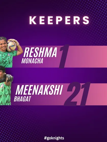 Our goalkeepers for the IWL2 season. The last line of defense and the foundation of our team.